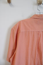 Chaps Easy Care Orange Button Down Shirt | XL