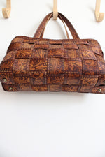 Harvey's Vintage Texas Rose Woven Bag