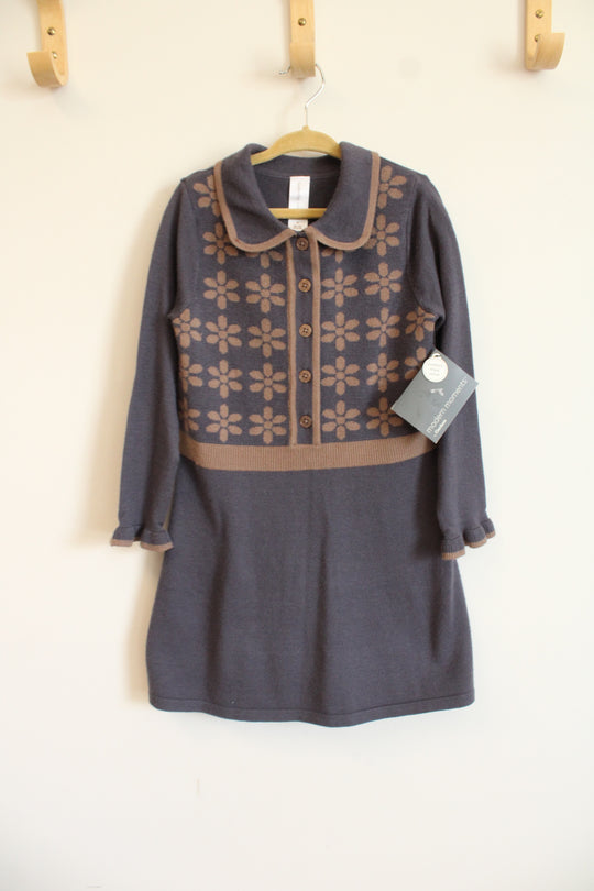 NEW Modern Moments Blue Brown Knit Dress | 4T