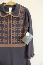 NEW Modern Moments Blue Brown Knit Dress | 4T
