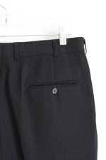 Cellini Linea Uomo Black Wool Dress Pants | 35R