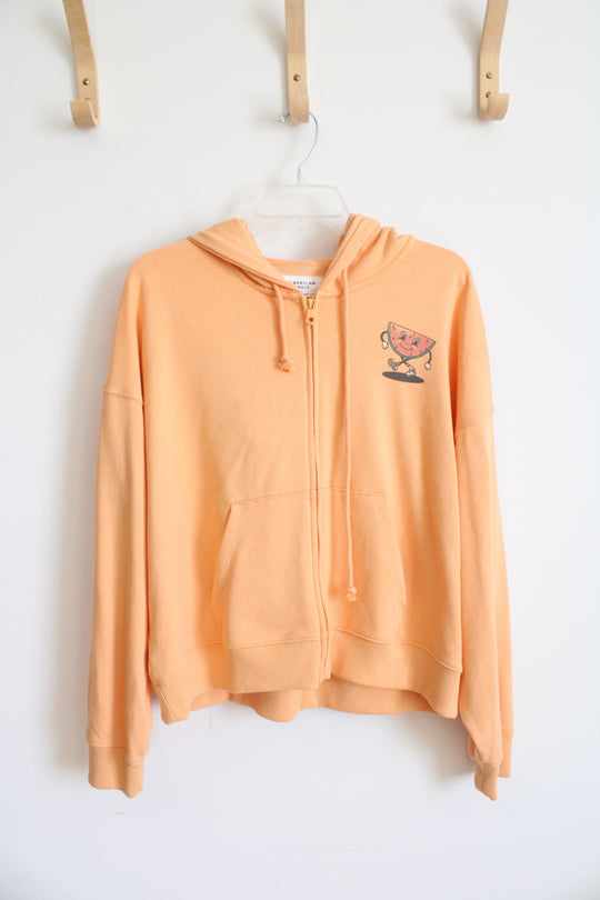 American Eagle Orange "One Of A Rind" Jacket | M