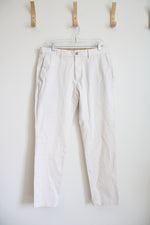 Banana Republic Skinny Cream Chino Pants | 33X32