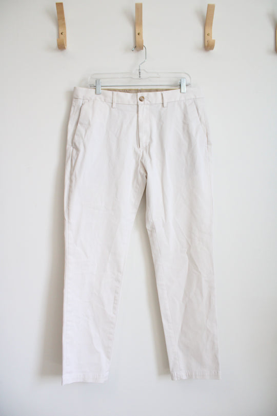 Banana Republic Skinny Cream Chino Pants | 33X32