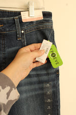 NEW Everflex by Maurices Mid-rise Dark Wash Stretch Bootcut Jeans | 12 S