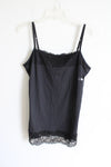 NEW Maurices Black Lace Cami Top | L