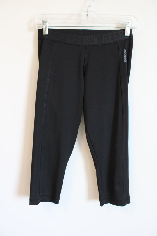 Reebok Black Capri Leggings | S