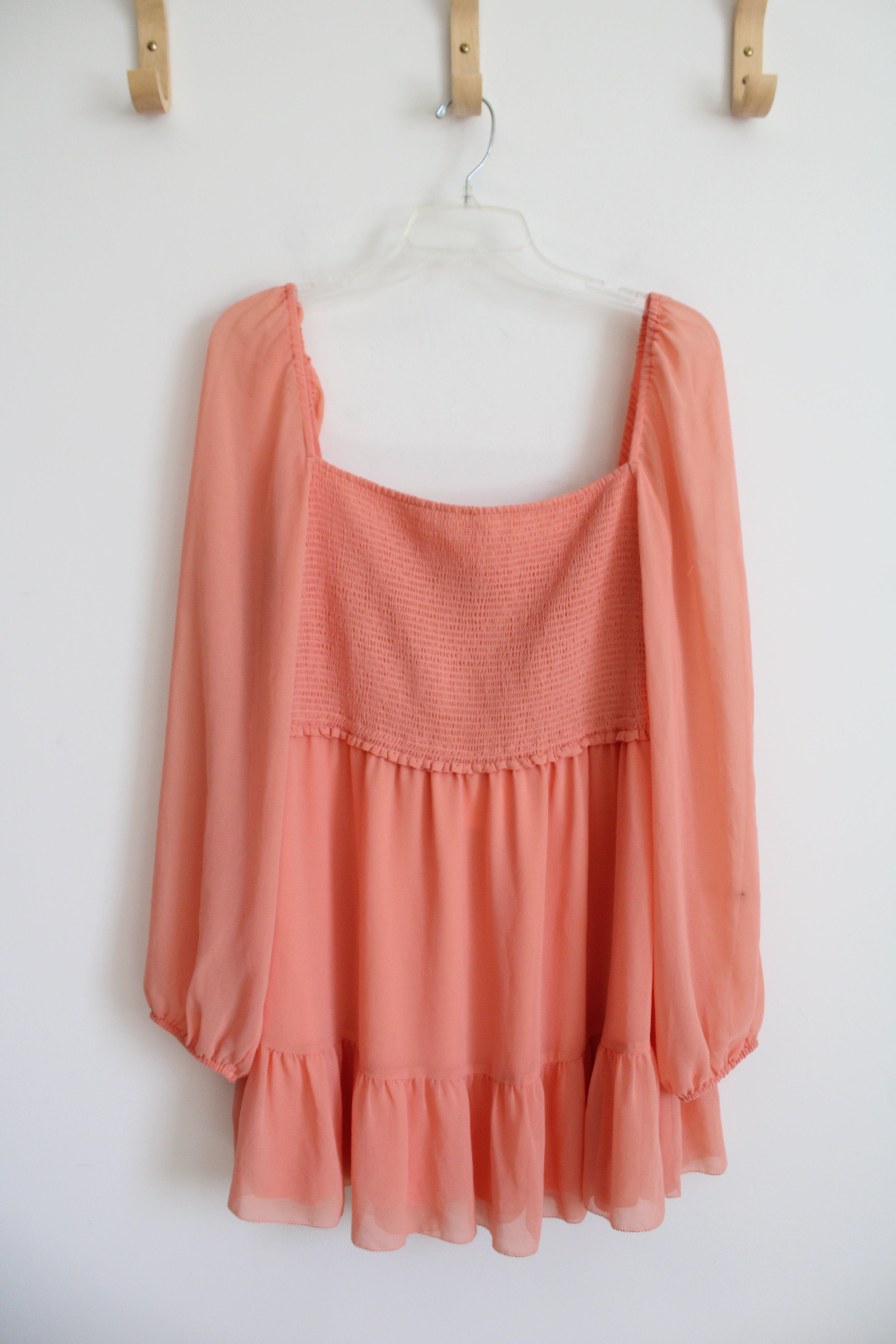 NEW Wilfred Aritzia Coral Tempest Mini Dress | L