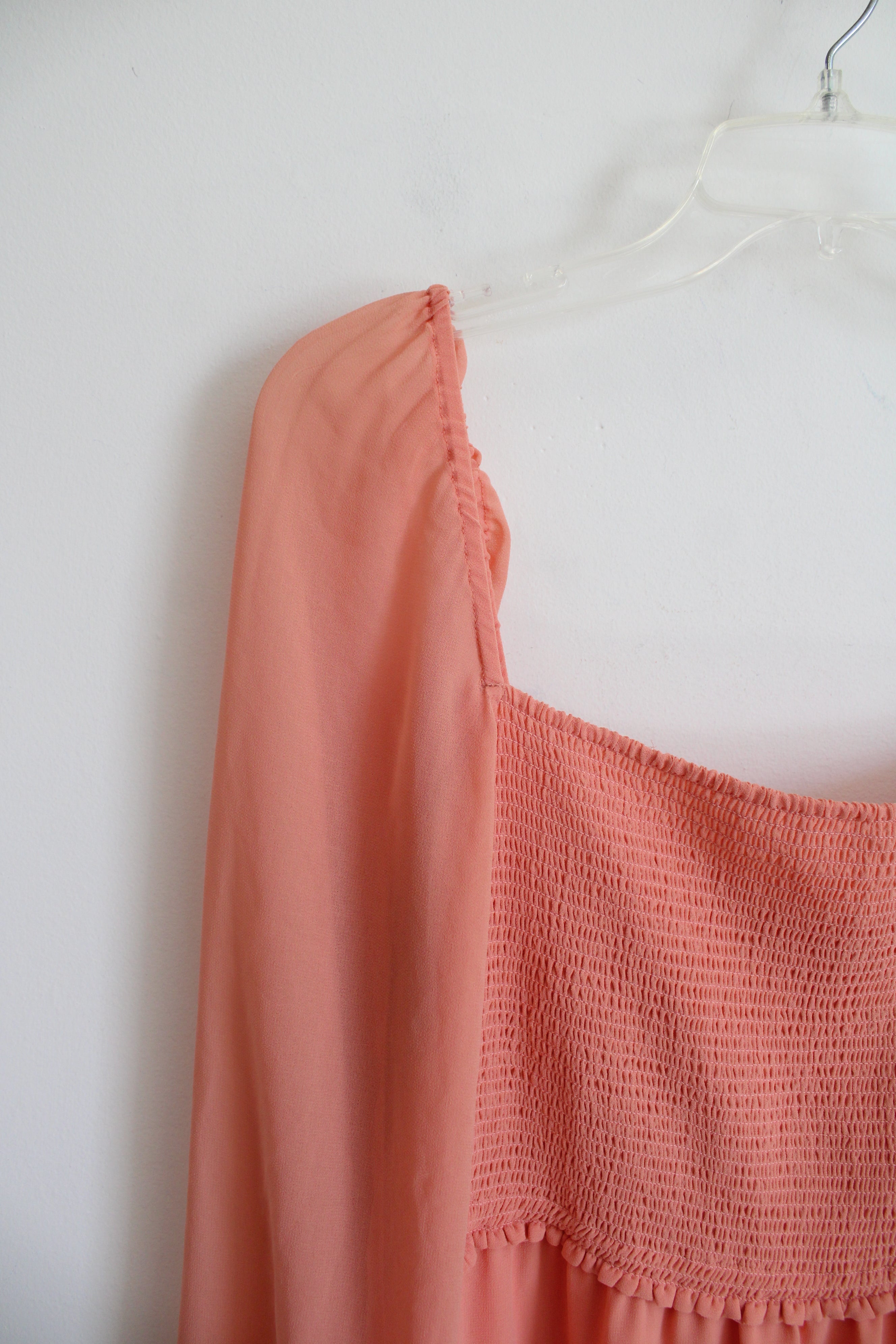 NEW Wilfred Aritzia Coral Tempest Mini Dress | L