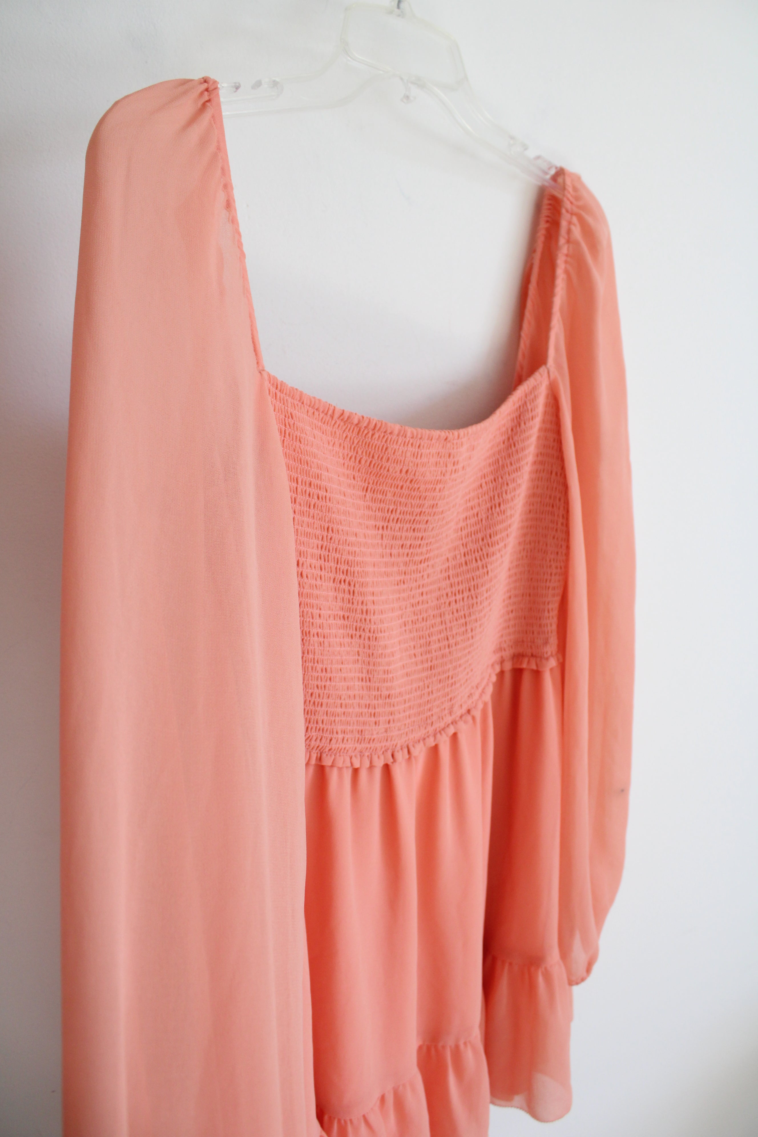 NEW Wilfred Aritzia Coral Tempest Mini Dress | L