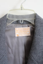 Vintage Pendleton Gray Wool Blazer | 12