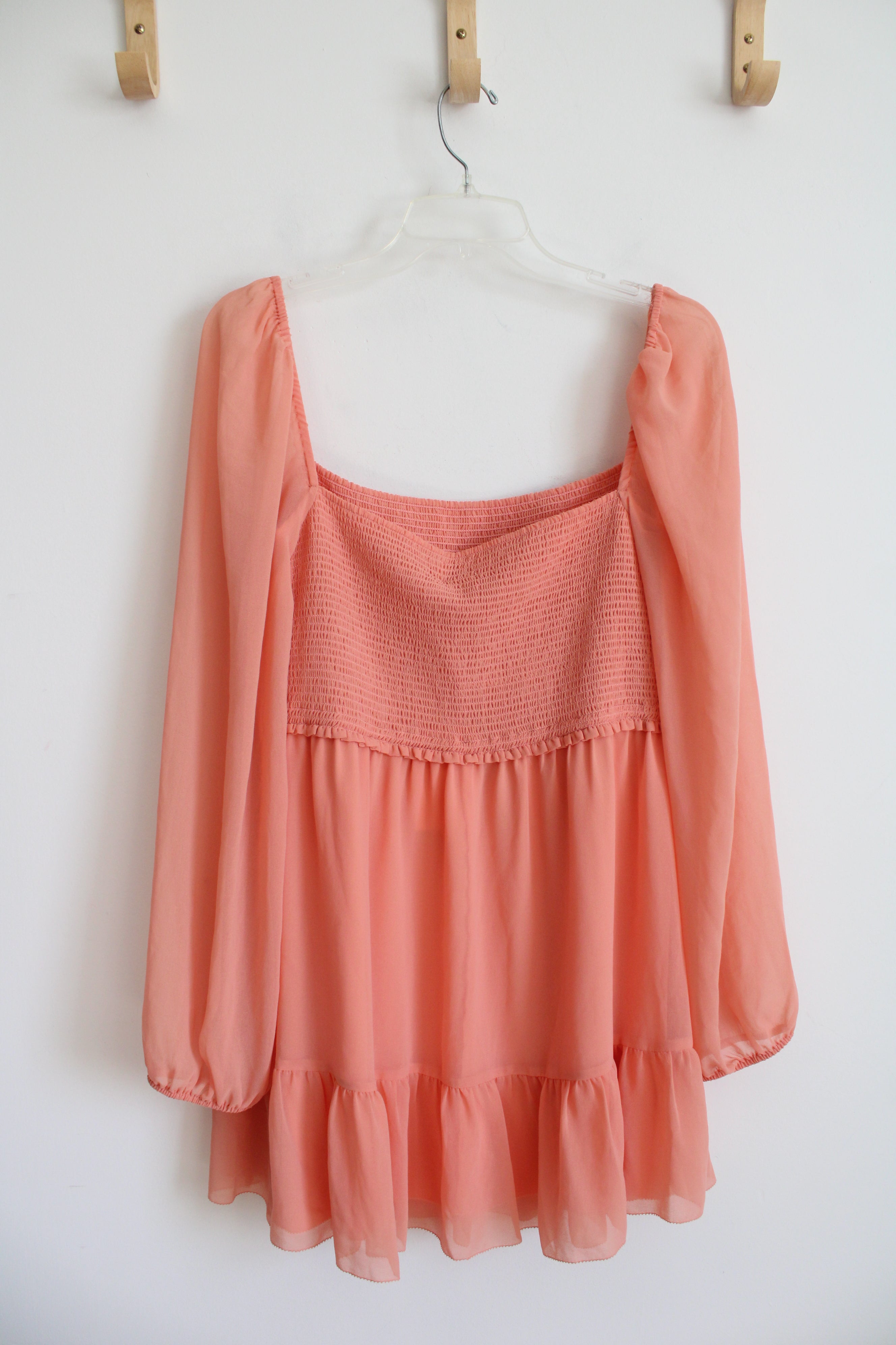 NEW Wilfred Aritzia Coral Tempest Mini Dress | L