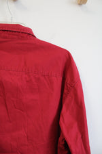 RedHead Red Button Down Shirt | XL
