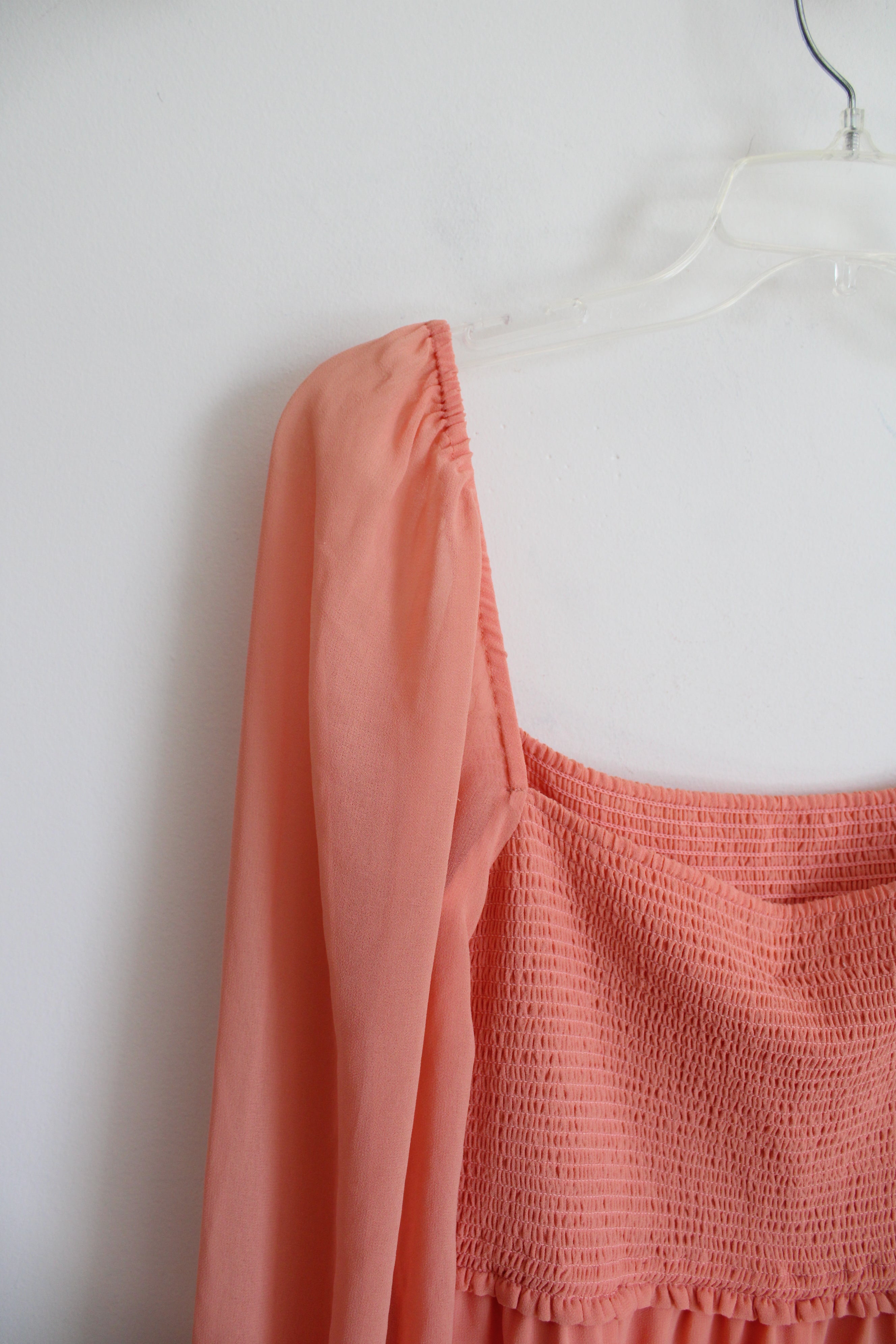 NEW Wilfred Aritzia Coral Tempest Mini Dress | L