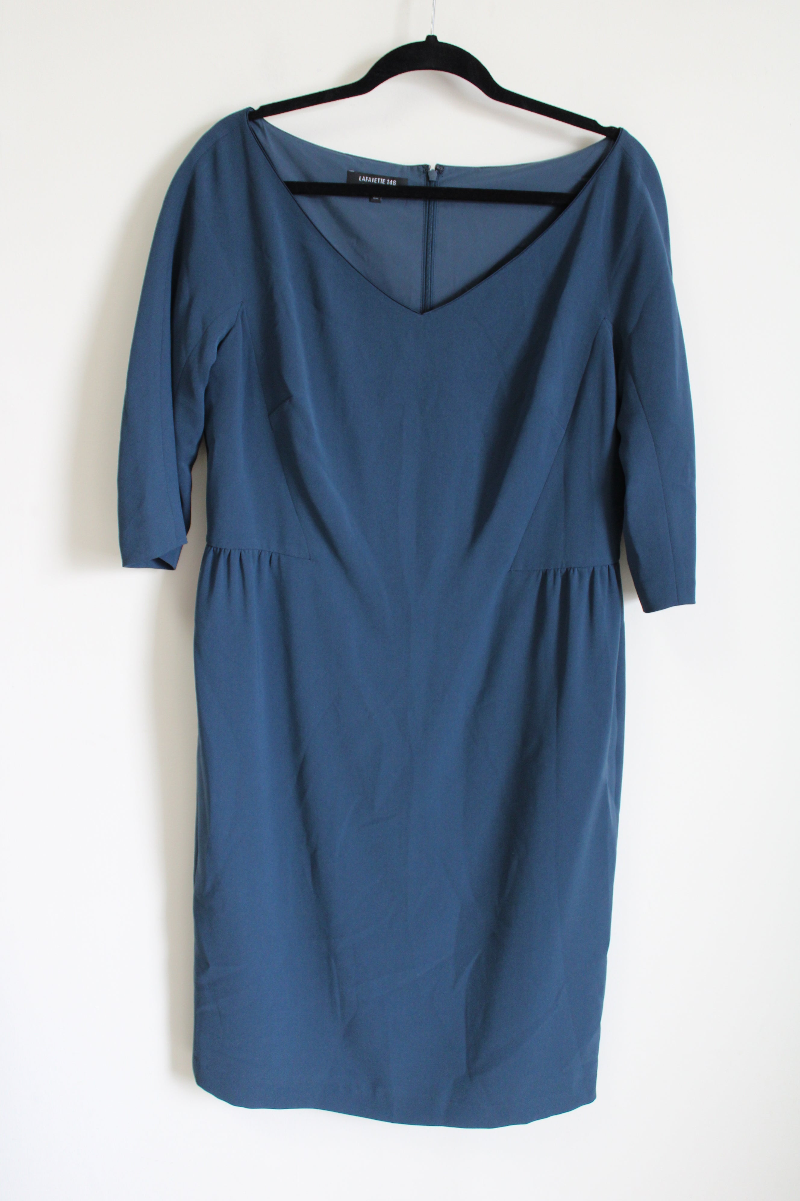 Lafayette 148 New York Teal Dress | 12