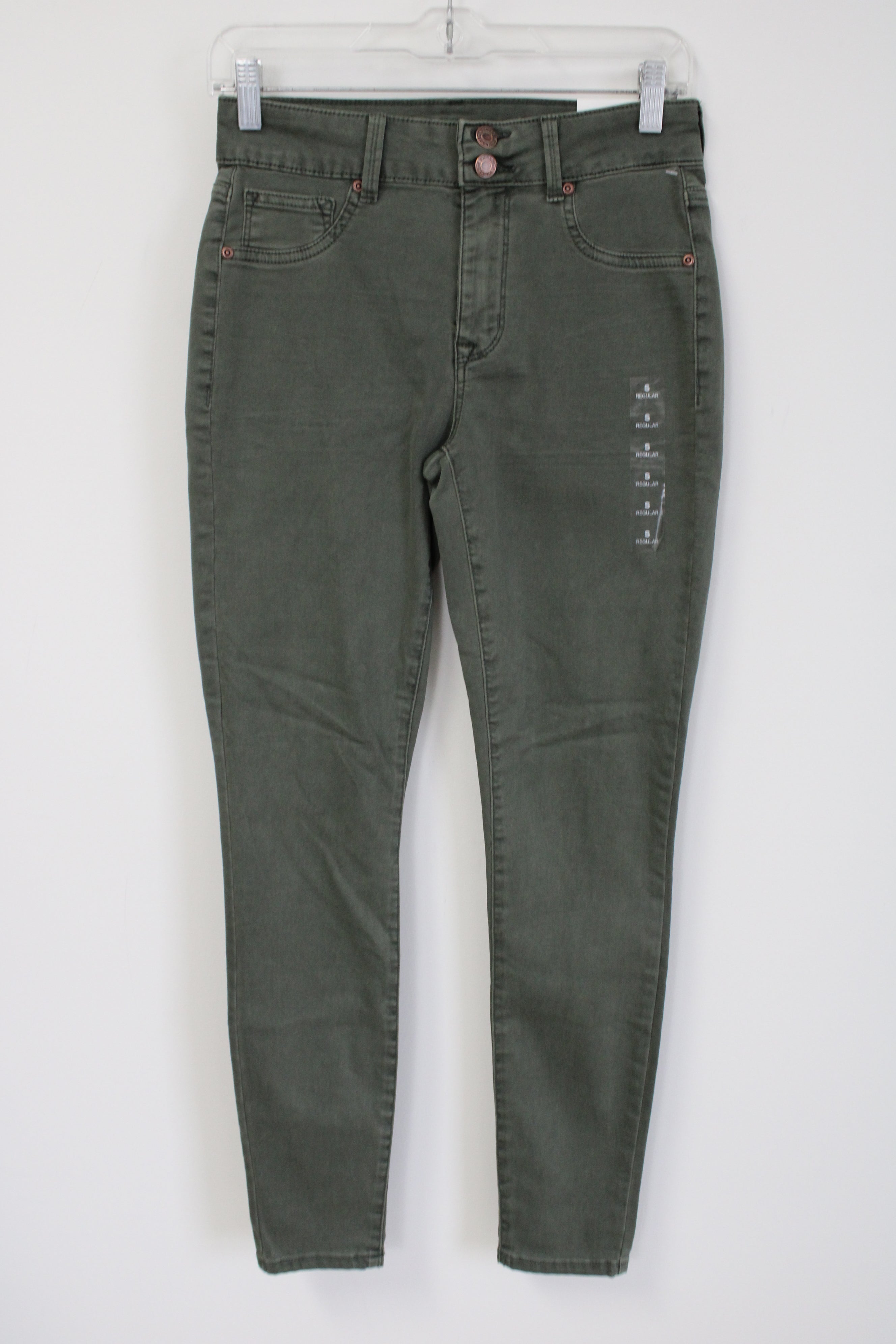 NEW M Jeans By Maurices Olive Green High Rise Jeans | S