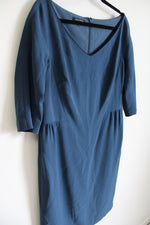 Lafayette 148 New York Teal Dress | 12