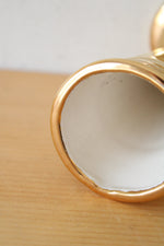 Haeger Gold Ceramic Vase