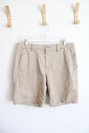 Banana Republic Core Temp Tan Khaki Shorts | 33