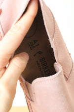 NEW Birkenstock Callan Slip On Pink Suede Casual Loafer | Size 10