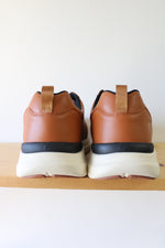 NEW FitVille  Marca Brown Vegan Leather Sneakers | Size 13.5W