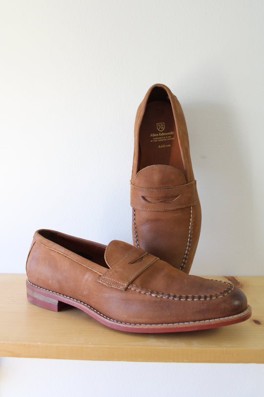 Allen Edmonds Addison Genuine Leather Loafers | Size 14