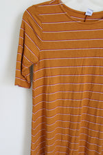 Old Navy Orange Striped Swing Dress | XS