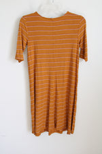 Old Navy Orange Striped Swing Dress | XS