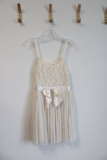 Forever 21 Cream Lace & Tulle Dress | L