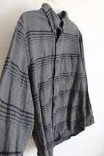 Blake Shelton x Lands' End Gray Plaid Button Down | L