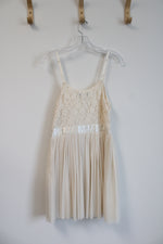 Forever 21 Cream Lace & Tulle Dress | L
