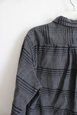 Blake Shelton x Lands' End Gray Plaid Button Down | L