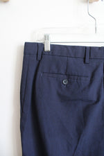 Banana Republic Blue & Black Plaid Slim Fit Pants | 33X34