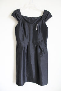 NEW Banana Republic Black Taffeta Dress | 4