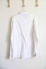 Wrangler Retro Premium White Western Button Down | XXL
