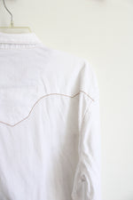 Wrangler Retro Premium White Western Button Down | XXL