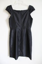 NEW Banana Republic Black Taffeta Dress | 4
