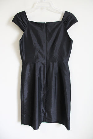 NEW Banana Republic Black Taffeta Dress | 4