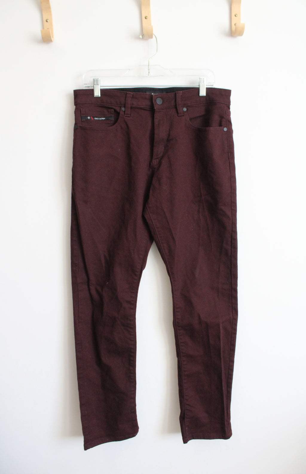 Fried Denim Maroon Denim Pants | 34X32