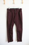 Fried Denim Maroon Denim Pants | 34X32