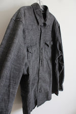 Wrangler Gray Western Button Down | XL