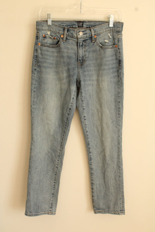 Gap Light Wash Girlfriend Fit Jeans | 26