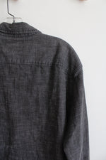 Wrangler Gray Western Button Down | XL