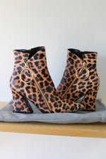 NEW Ninety Union Classic-Leo Bootie Leopard Healed Boots | Size 6