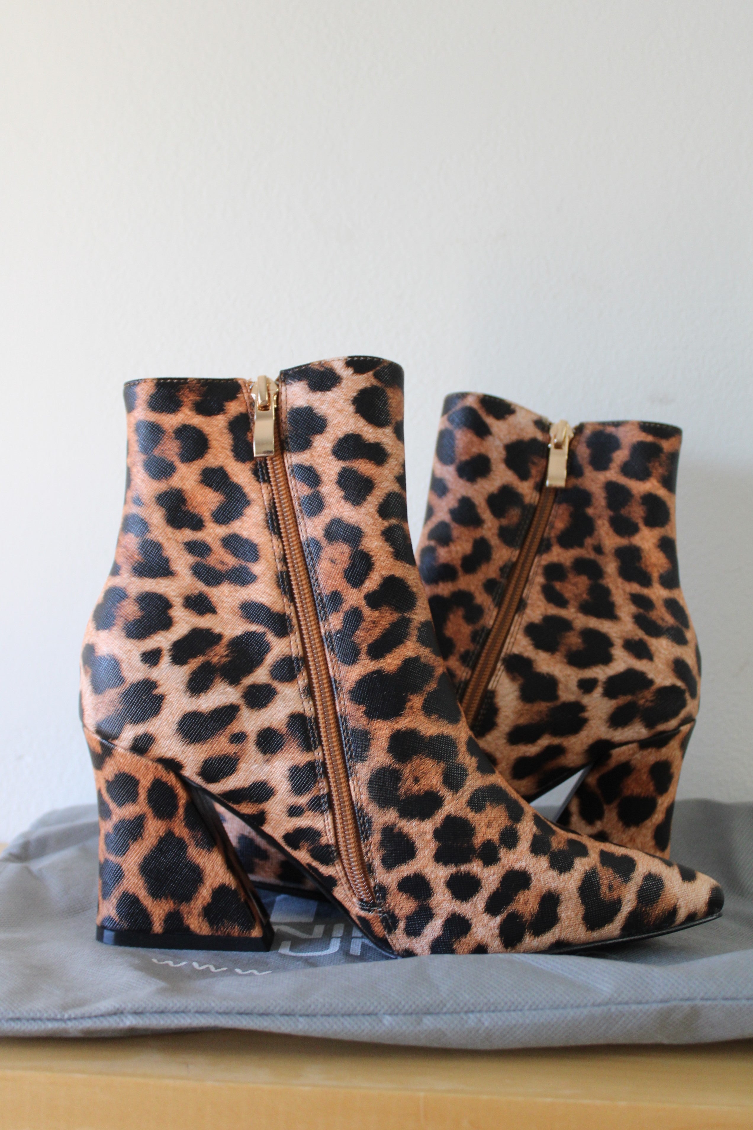 NEW Ninety Union Classic-Leo Bootie Leopard Healed Boots | Size 6