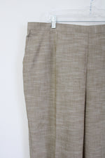Alfred Dunner Tan Pant | 20