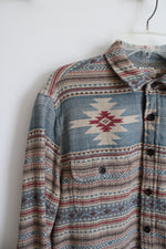 Faherty Southwest Patterned Western Button Down | L