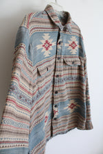 Faherty Southwest Patterned Western Button Down | L