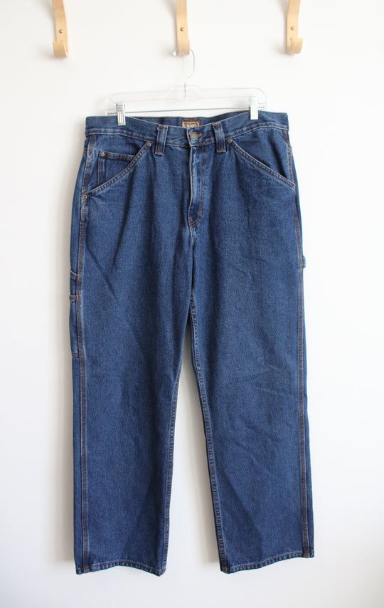 C.E. Schmidt Workwear Dark Wash Carpenter Jeans | 34X30