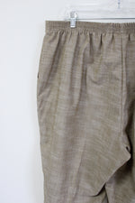 Alfred Dunner Tan Pant | 20